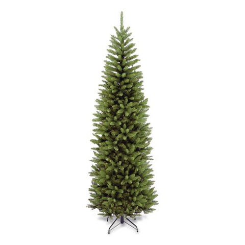 Kingswood Fir Pencil Tree, 29" X 29" X 84", Green Tree, Green Tree Stand