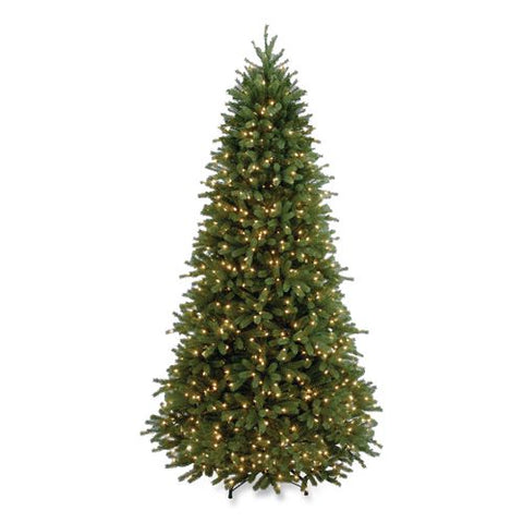 Pre-lit Jersey Fraser Fir Slim Tree, 43" X 43" X 78", Green Tree, Green Tree Stand
