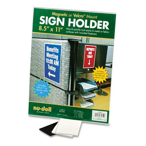 Acrylic Sign Holder, 8.5 X 11, Clear