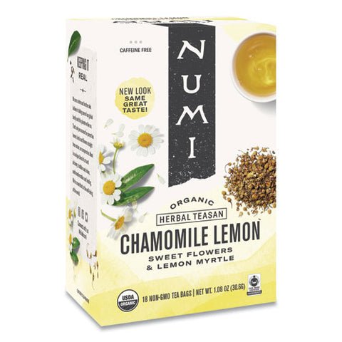 Organic Teas And Teasans, 1.8 Oz, Chamomile Lemon, 18/box