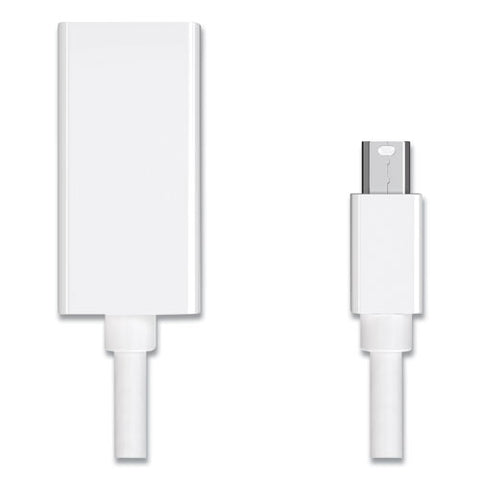 Mini Displayport To Hdmi Adapter, 6", White