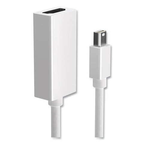 Mini Displayport To Hdmi Adapter, 6", White