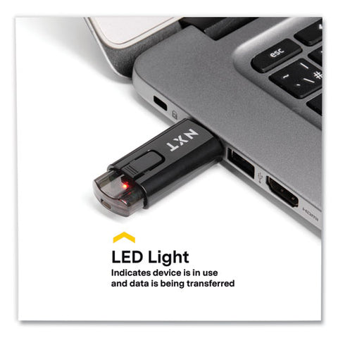Usb 2.0 Type-a Flash Drive, 16 Gb, Black