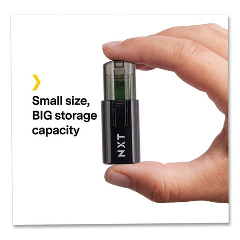 Usb 2.0 Type-a Flash Drive, 32 Gb, Black, 5/pack