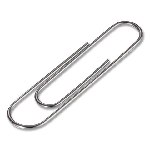 Giant Paper Clips, Jumbo, Smooth, Silver, 100/box