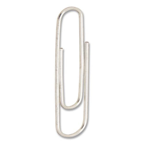 Super Premium Giant Paper Clips, Jumbo, Smooth, Silver, 100/box, 10 Boxes/carton