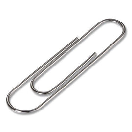 Super Premium Giant Paper Clips, Jumbo, Smooth, Silver, 100/box, 10 Boxes/carton