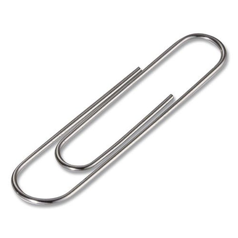 Super Premium Giant Paper Clips, Jumbo, Smooth, Silver, 100/box, 10 Boxes/carton