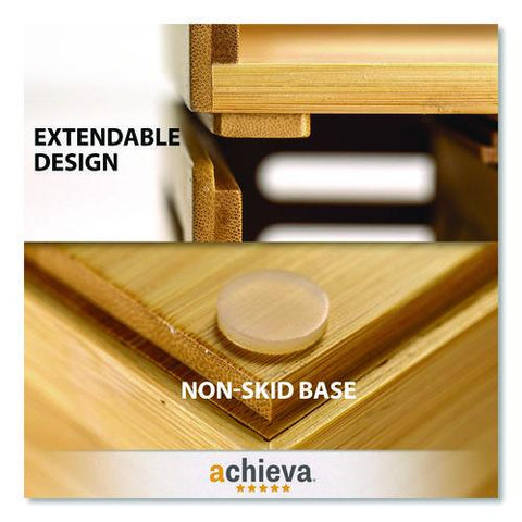 Bamboo Large File Sorter, 9 Sections, A6/a7/a8/a9/legal/letter/tabloid Size Files, 14.09 X 10.04 X 3.82, Brown