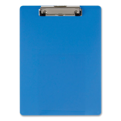 Recycled Plastic Clipboard, Holds 8.5 X 11 Sheets, Blue