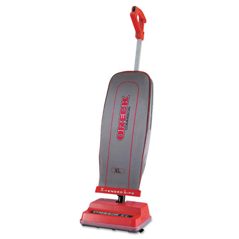 U2000r-1 Upright Vacuum, 12" Cleaning Path, Red/gray