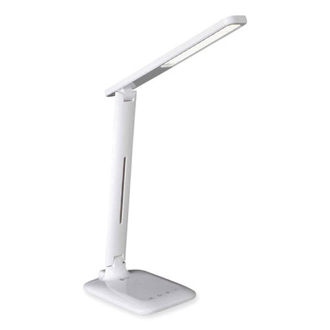 Wellness Series Slimline Led Desk Lamp, 5" To 20.25" High, White