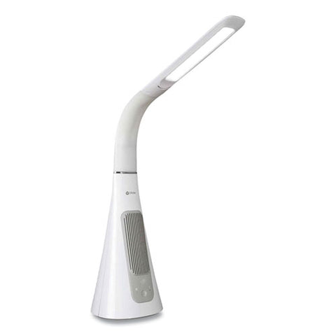 Wellness Series Sanitizingpro Led Desk Lamp And Uv Air Purifier, 15" To 25" High, White