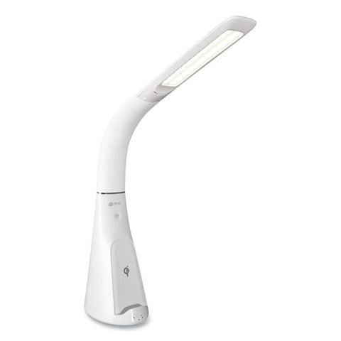 Wellness Series Sanitizing Purify Led Desk Lamp With Wireless Charging, 26" High, White