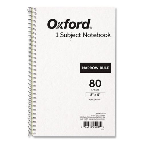 One-subject Notebook, Narrow Rule, Natural Kraft Cover, (80) 8 X 5 Sheets