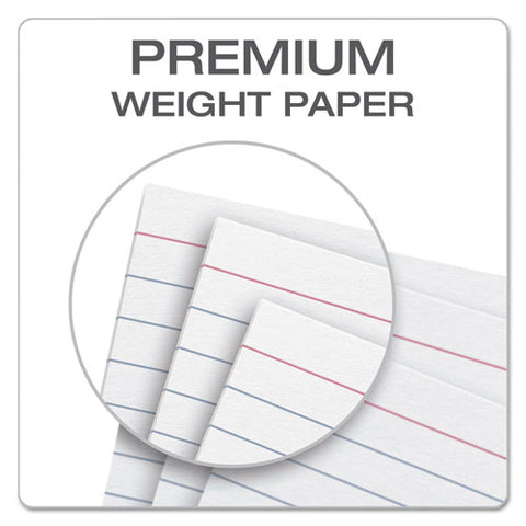 Ruled Index Cards, 3 X 5, White, 100/pack