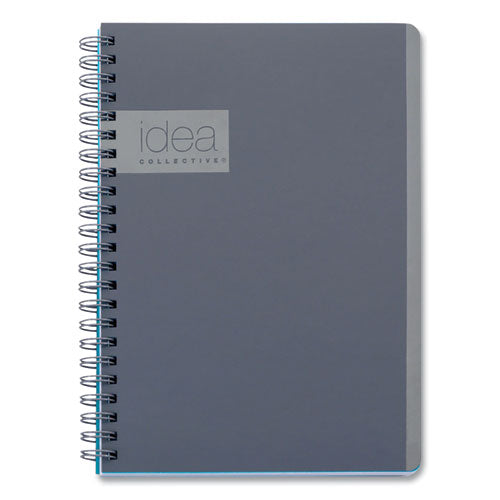 Idea Collective Professional Notebook, 1-subject, Medium/college Rule, Gray Cover, (80) 8 X 4.87 Sheets