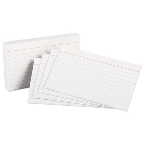 Heavyweight Ruled Index Cards, 3 X 5, White, 100/pack