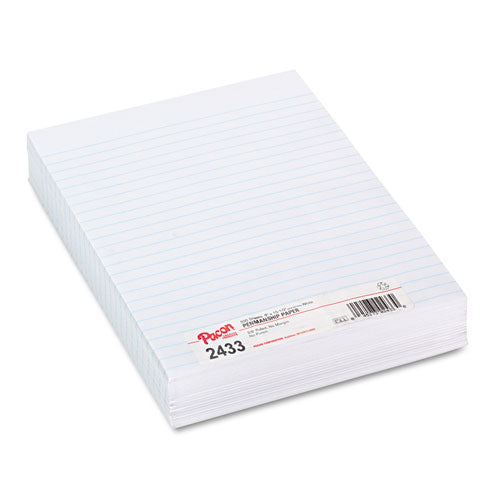 Composition Paper, 8 X 10.5, Wide/legal Rule, 500/pack