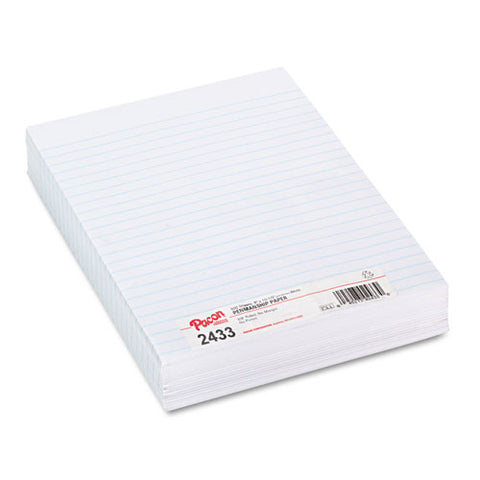 Composition Paper, 8 X 10.5, Wide/legal Rule, 500/pack