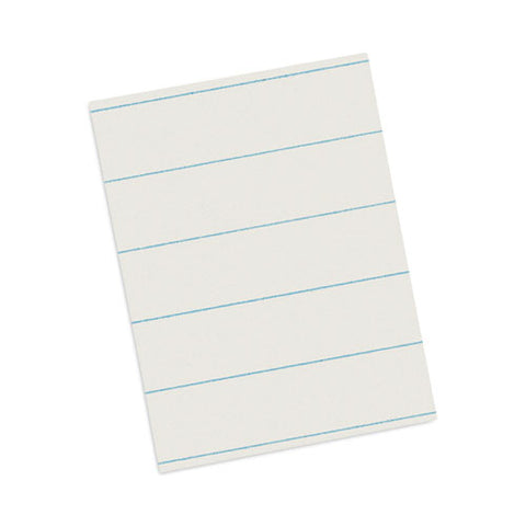 Ruled Newsprint Paper, 3/8" Short Rule, 8.5 X 11, 500/pack