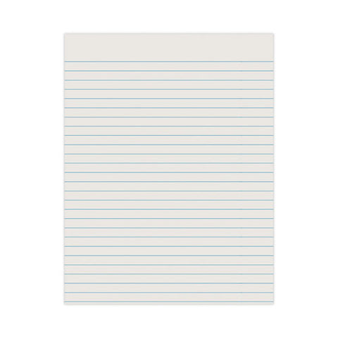 Ruled Newsprint Paper, 3/8" Short Rule, 8.5 X 11, 500/pack