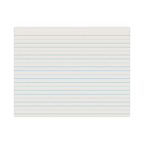 Skip-a-line Ruled Newsprint Paper, 3/4" Two-sided Long Rule, 8.5 X 11, 500/ream