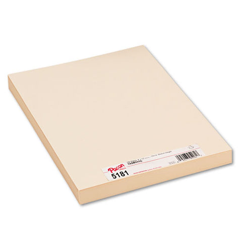 Medium Weight Tagboard, 12 X 9, Manila, 100/pack