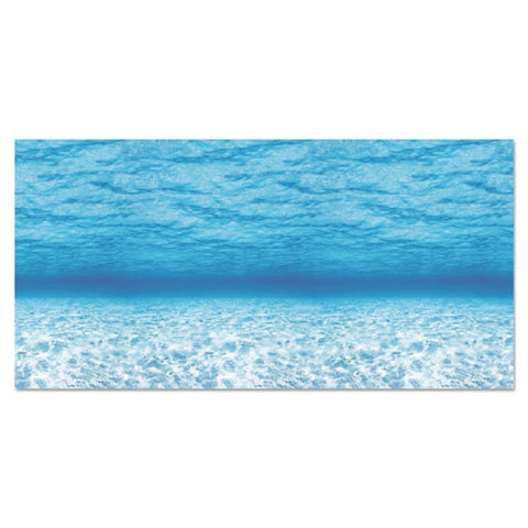 Fadeless Designs Bulletin Board Paper, Under The Sea, 50 Ft X 48", Blue/white