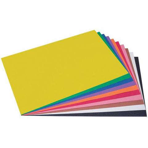 Sunworks Construction Paper, 50 Lb Text Weight, 12 X 18, Assorted Colors, 50 Sheets/pack, 25 Packs/carton