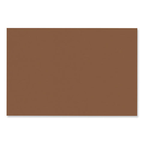 Sunworks Construction Paper, 50 Lb Text Weight, 12 X 18, Brown, 50/pack