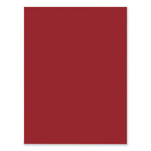 Sunworks Construction Paper, 50 Lb Text Weight, 9 X 12, Holiday Red, 50/pack