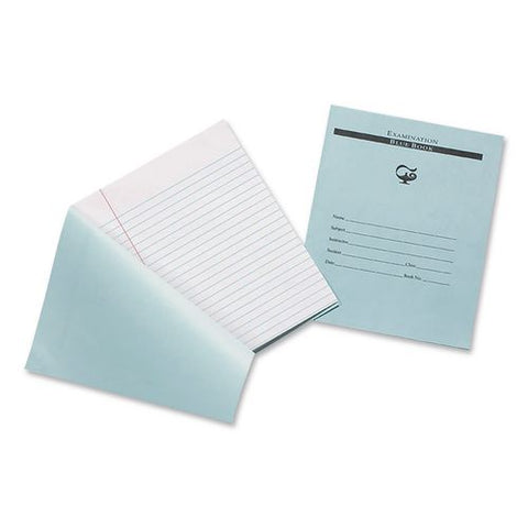 Examination Bluebook, Wide/legal Rule, Blue Cover, (8) 8.75 X 6.75 Sheets