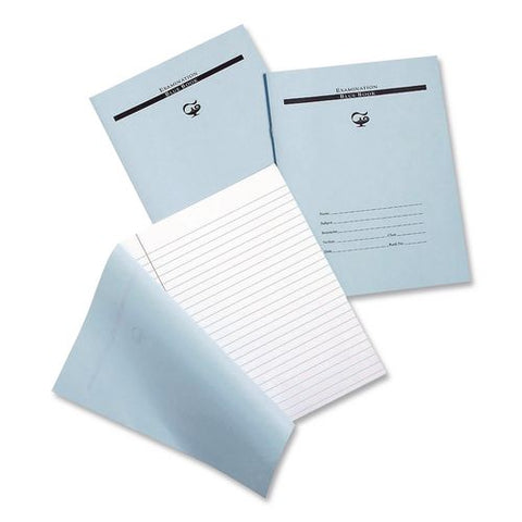 Examination Bluebook, Wide/legal Rule, Blue Cover, (8) 8.75 X 6.75 Sheets