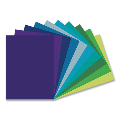 Tru-ray Construction Paper, 76 Lb Text Weight, 9 X 12, Cool Assorted Colors, 150/pack