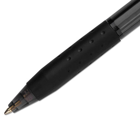 Inkjoy 300 Rt Ballpoint Pen, Retractable, Medium 1 Mm, Black Ink, Black Barrel, Dozen