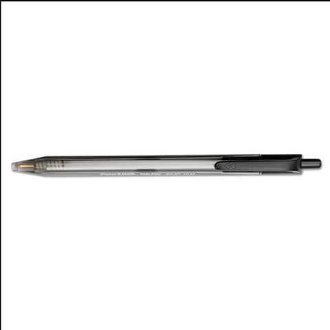 Inkjoy 100 Rt Ballpoint Pen, Retractable, Medium 1 Mm, Black Ink, Smoke/black Barrel, 20/pack