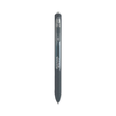 Inkjoy Gel Pen, Retractable, Medium 0.7 Mm, Black Ink, Black/smoke Barrel, 3/pack