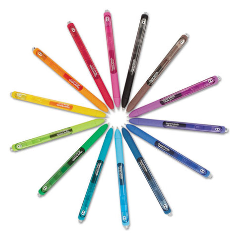 Inkjoy Gel Pen, Retractable, Medium 0.7 Mm, Assorted Ink And Barrel Colors, 14/pack