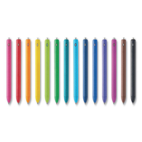 Inkjoy Gel Pen, Retractable, Fine 0.5 Mm, Assorted Ink And Barrel Colors, 14/pack