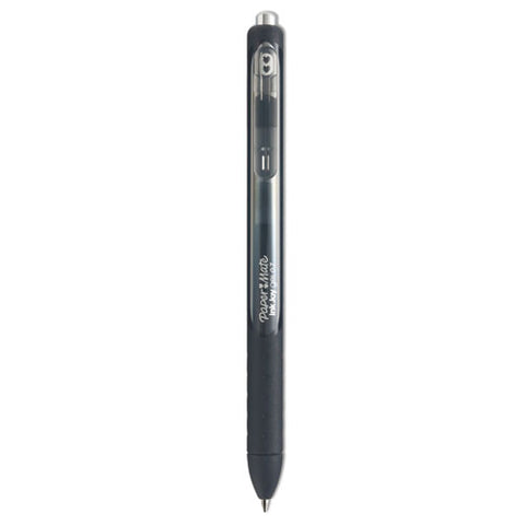 Inkjoy Gel Pen, Retractable, Medium 0.7 Mm, Black Ink, Black/smoke Barrel, 36/pack