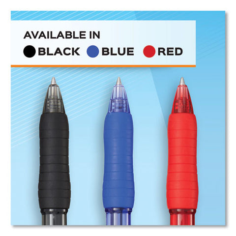 Profile Gel Pen, Retractable, Medium 0.7 Mm, Blue Ink, Translucent Blue Barrel, Dozen