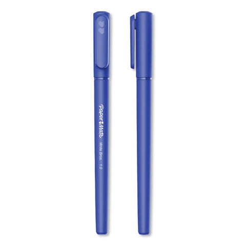 Write Bros. Ballpoint Pen Value Pack, Stick, Medium 1 Mm, Blue Ink, Blue Barrel, 120/pack