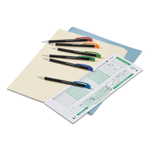 Write Bros Mechanical Pencil, 0.7 Mm, Hb (#2), Black Lead, Assorted Barrel Colors, 24/pack