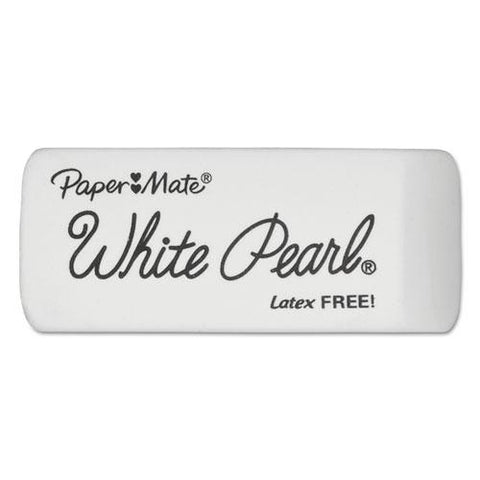 Eraser,wht Pearl 3/pk.we