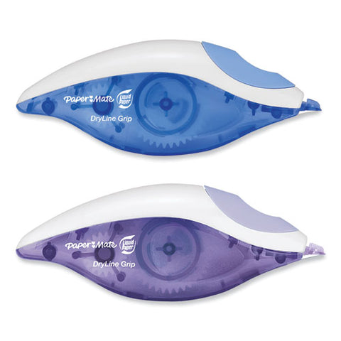 Dryline Grip Correction Tape, Blue/purple Applicators, 0.2" X 335", 2/pack