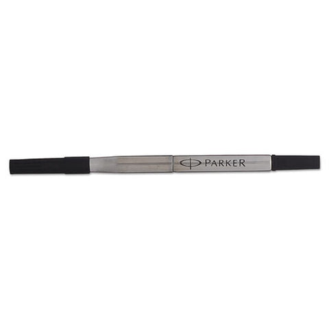 Refill For Parker Roller Ball Pens, Fine Conical Tip, Black Ink