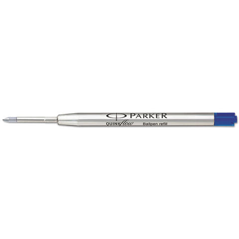 Refill For Parker Ballpoint Pens, Fine Conical Tip, Blue Ink