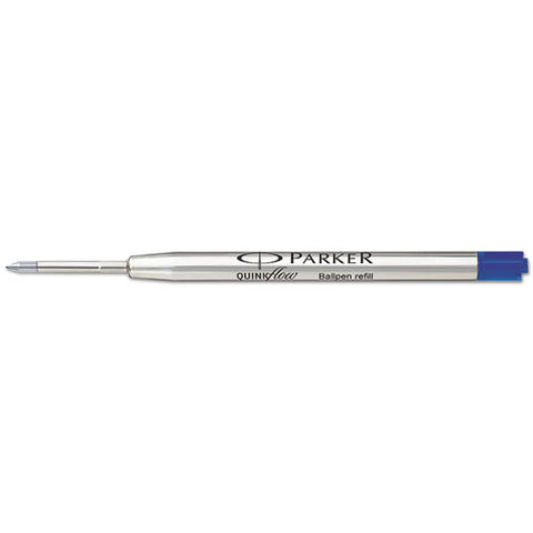 Refill For Parker Ballpoint Pens, Medium Conical Tip, Blue Ink