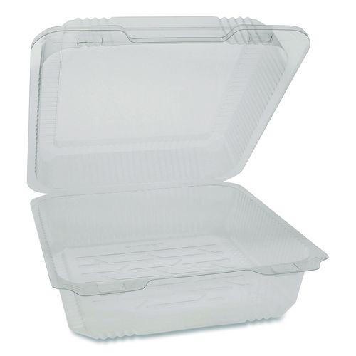 Smartlock Pet Hinged Lid Bakery Container, 8.75 X 8.25 X 3.63, Clear, 200/carton